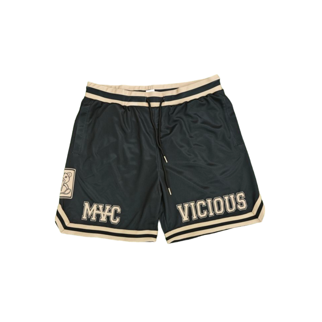 U.G.L.Y Basketball Shorts Black & Brass